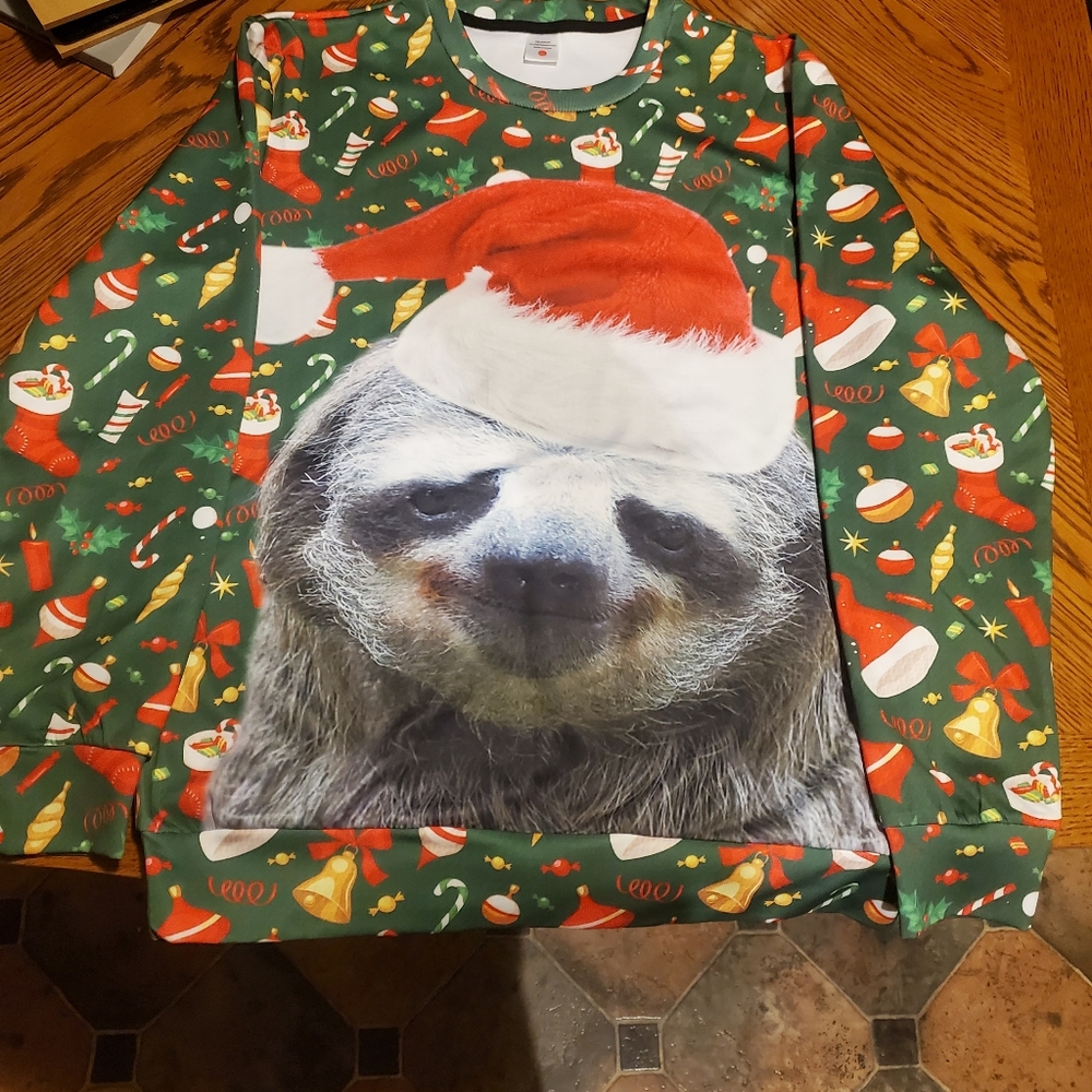 Sloth Christmas sweater - Picture 2 of 4